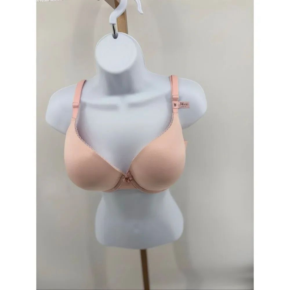 Victoria’s Secret Body by Victoria Perfect Shape Push Up Bra Pink 34DDD 34F NWT